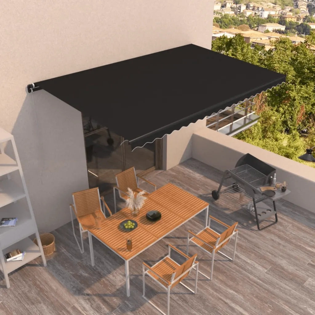 Tendada Sole Retrattile Manuale 500x350 cm Antracitecod mxl 129591