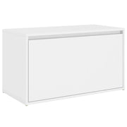 Panca da ingresso 80 x 40 x 45 cm in truciolare bianco 02_0010857