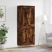 Credenza Rovere Fumo  69,5x34x180 cm in Legno Multistrato 3199678