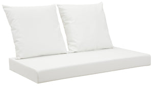 Cuscini per Pallet 120x80 cm Seduta e Schienale in Similpelle Mariotti Belem Bianco