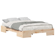 Letto matrimoniale | Letto per adulti | Struttura del letto Marrone 135 x 190 cm