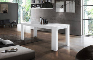 Tavolo Allungabile 160/210x90x75 cm Jesi Bianco Lucido