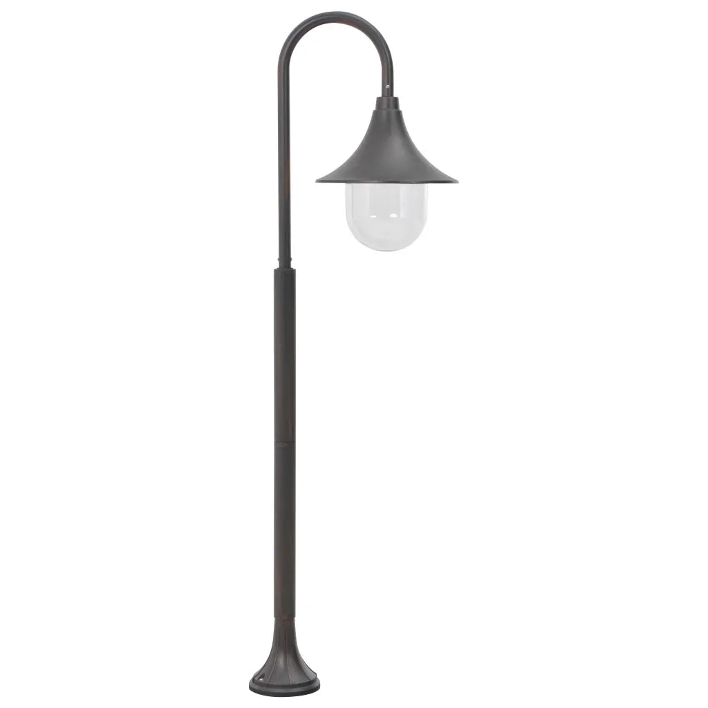 Lampione da Giardino-Lampada da giardino E27 120 cm in Alluminio Bronzo