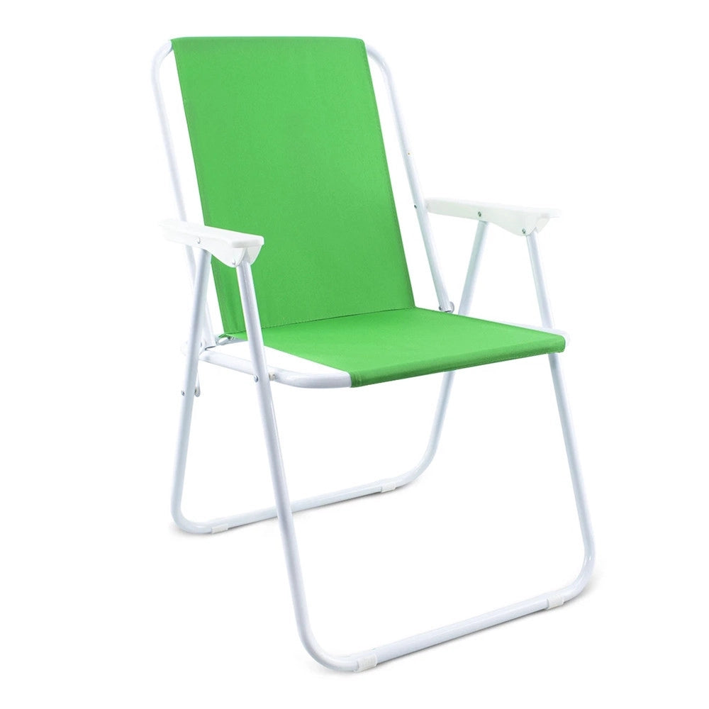 Trade Shop - Sedia Relax Spiaggina Mare Giardino In Acciaio Pieghevole Campeggio Tinta Unita 285004 -