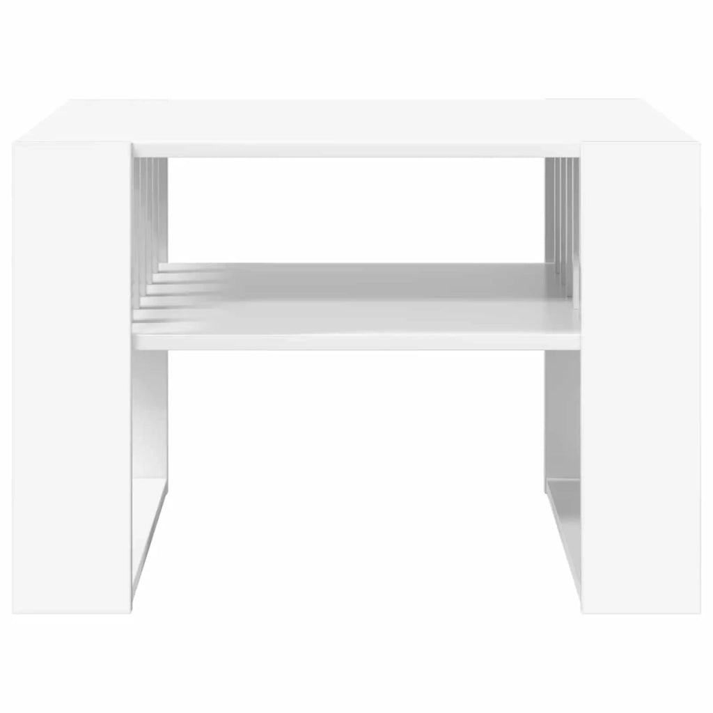 Tavolino da salotto Bianco 66 x 49,5 x 45 cm Legno multistrato 8000116