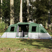 Tenda Familiare a Tunnel per 6 Persone Verde Impermeabile 4009416
