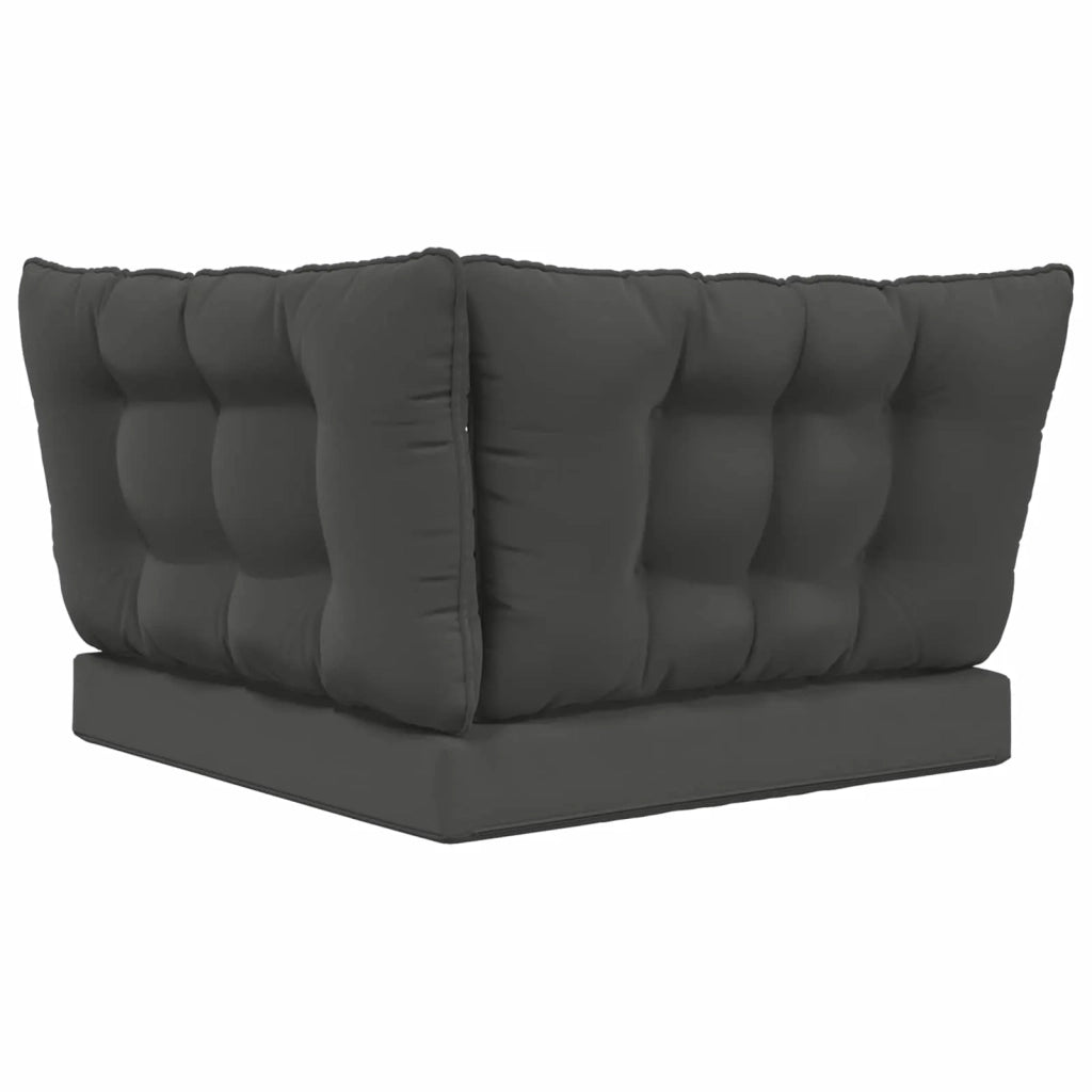 Cuscino per divano da esterno 3 pcs Antracite Poliestere