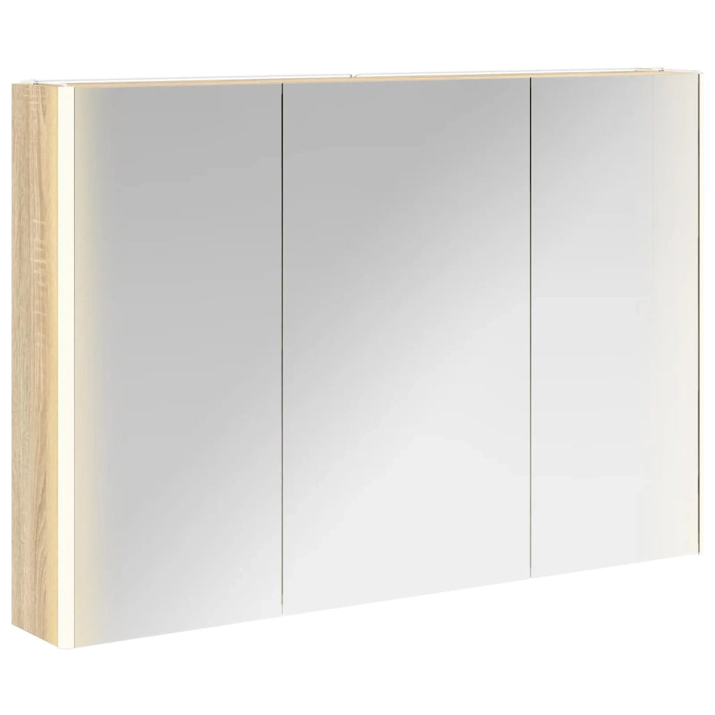 Mobiletto per specchio da bagno Rovere Sonoma