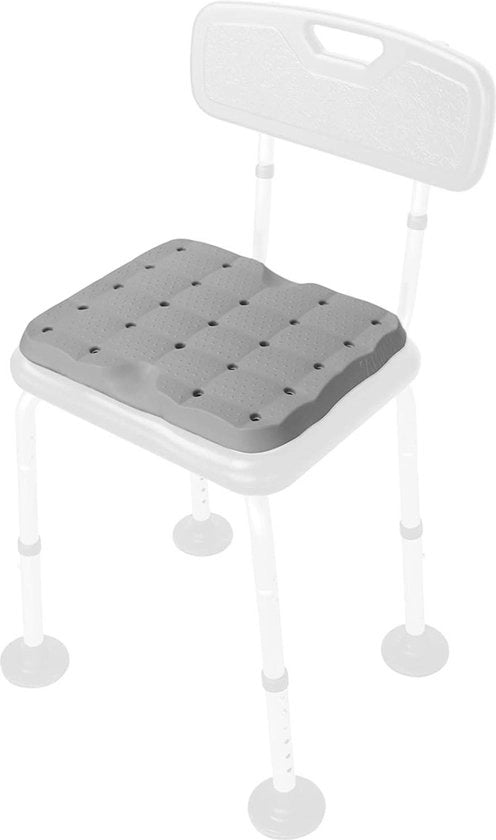 Sedile doccia cuscino impermeabile 39x32x3 cm - Per sedile doccia e sgabello - Cuscino per sedile doccia - Cuscino per ginocchia per giardinaggio - 100% schiuma impermeabile - Prodotto europeo