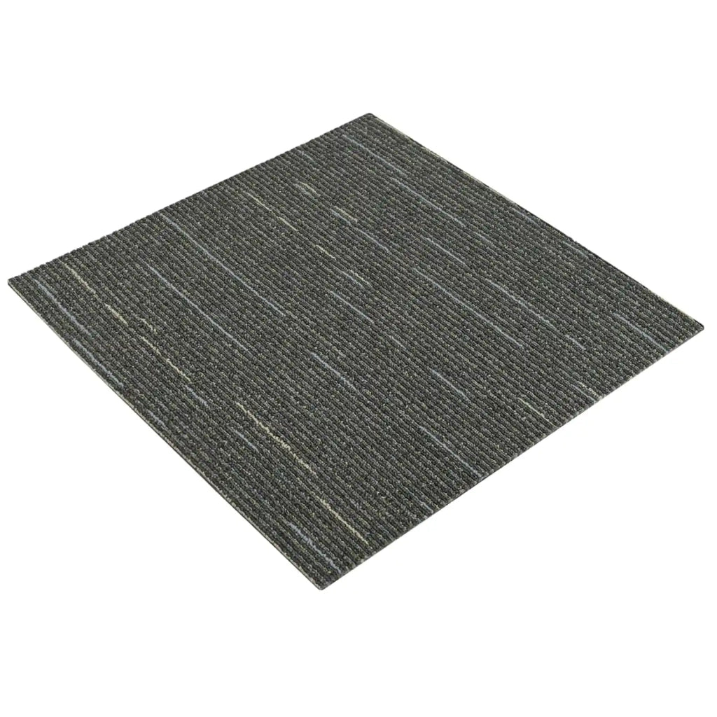 Piastrella per Tappeto Verde Striato Chiaro 50 x 50 cm 36 pz CFW4494361