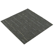 Piastrella per Tappeto Verde Striato Chiaro 50 x 50 cm 36 pz CFW4494361