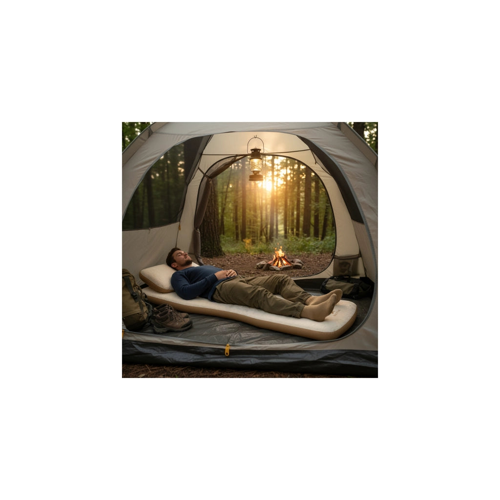 Materasso gonfiabile - RELXTIME - Modèle Single - In Dropstich - 200 x 100 cm