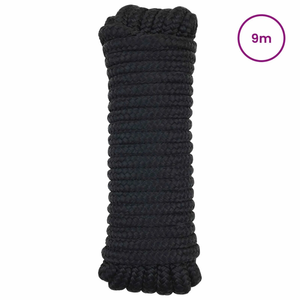 Corda da Barca 9 m 1 Nero Poliestere 42029771