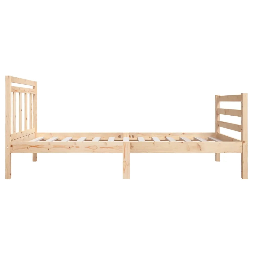 Giroletto-Struttura Letto 120x190 cm Small Double in Legno Massello 896903