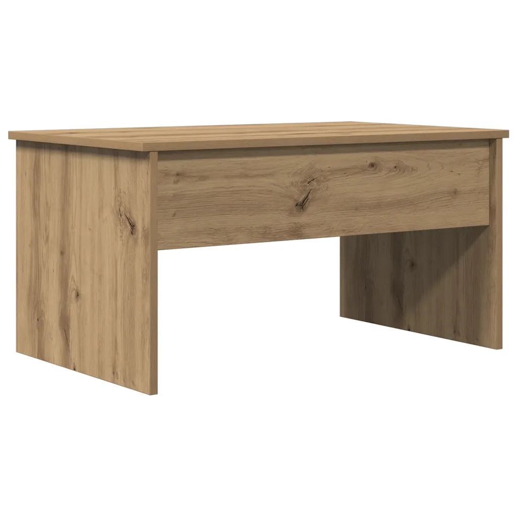 Tavolino salotto | Tavolino da caff¨¨ | Tavolino da Soggiorno Rovere Artigianale 80x50,5x41,5 cm Truciolato