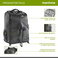 Mantona Zaino per drone e fotocamera universale