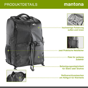 Mantona Zaino per drone e fotocamera universale