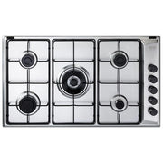 De’Longhi FLA 59 DD piano cottura Acciaio inossidabile Da incasso 86 cm Gas 5 Fornello(i)