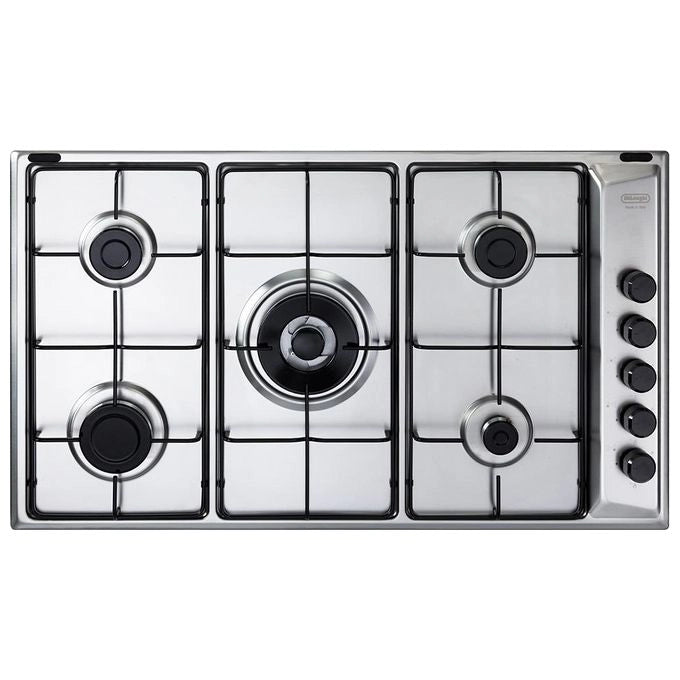 De’Longhi FLA 59 DD piano cottura Acciaio inossidabile Da incasso 86 cm Gas 5 Fornello(i)