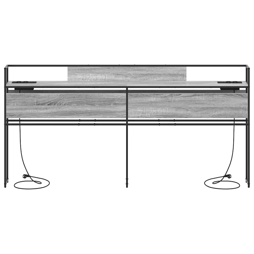 Testata contenitore Grigio sonoma Legno multistrato 859663