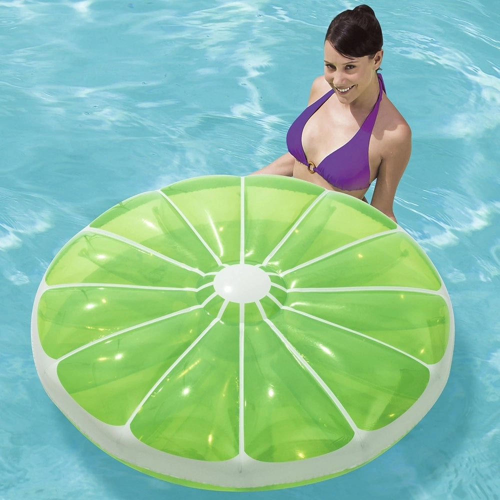 Trade Shop - Materasso Gonfiabile Mare Design Frutta Assortita Ananas Fragola Anguria Lime 016127 -