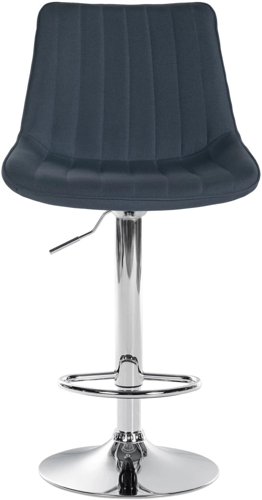 Sgabello Toni Tessuto grigio scuro,cromo