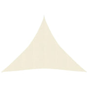 Vela ombreggiante/ombrellone 160 g/m² 4,5 x 4,5 x 4,5 m HDPE crema 02_0009090