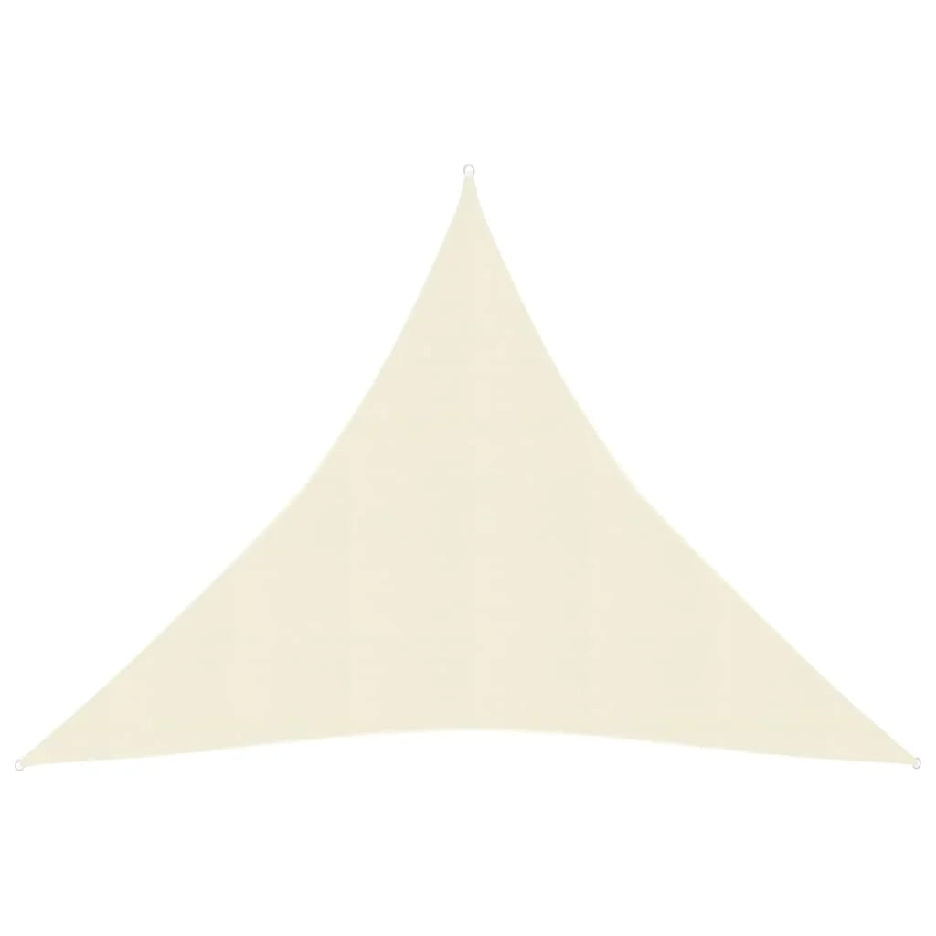 Vela ombreggiante/ombrellone 160 g/m² 4,5 x 4,5 x 4,5 m HDPE crema 02_0009090
