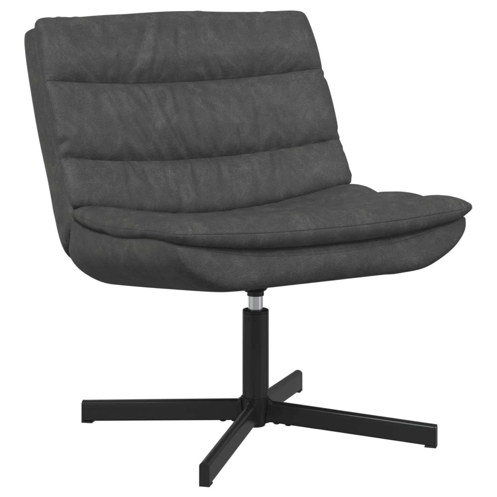 Sedia girevole Nero 63 x 75 x 76 cm PU Antico CFW2149627