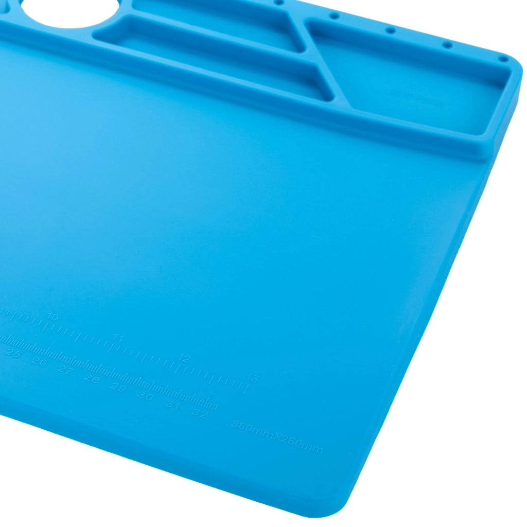 Tappetino in Silicone per Microscopio 380x260mm – Resistente al Calore 500°C, Antistatica, Impermeabile