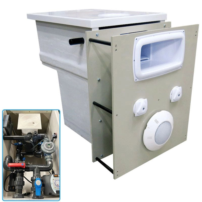Muro filtrante Filtrinov per piscine in casseri - potenza 14 m³/h - Muro Filtrante Filtrinov Per Piscine In Casseri - Potenza 14 M³/h By-pass E Sterilizzatore