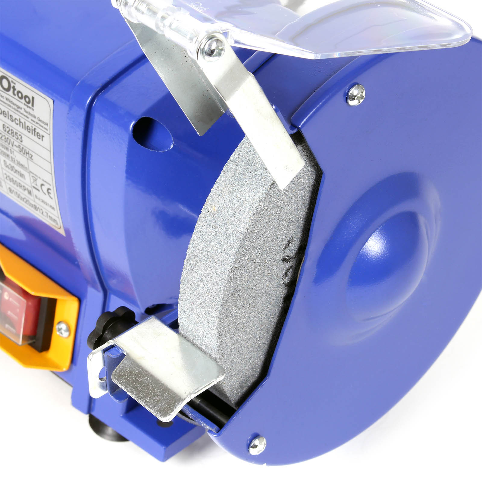 Smerigliatrice doppia 250W Ø mole 150mm Con mola a grana grossa e mola a grana fine