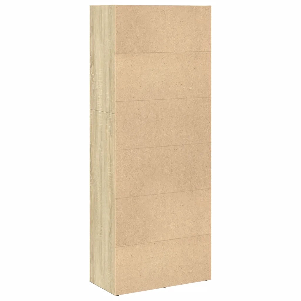 Libreria Rovere Sonoma 60x30x152 cm in Legno Multistrato 857910