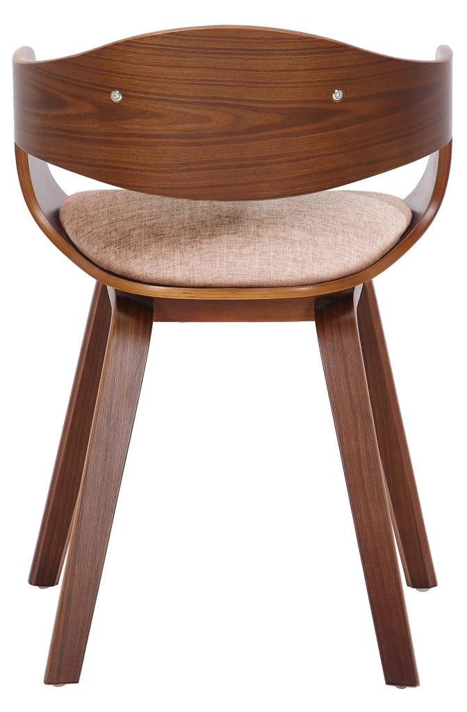 Sedia Kingston in Tessuto Noce/crema