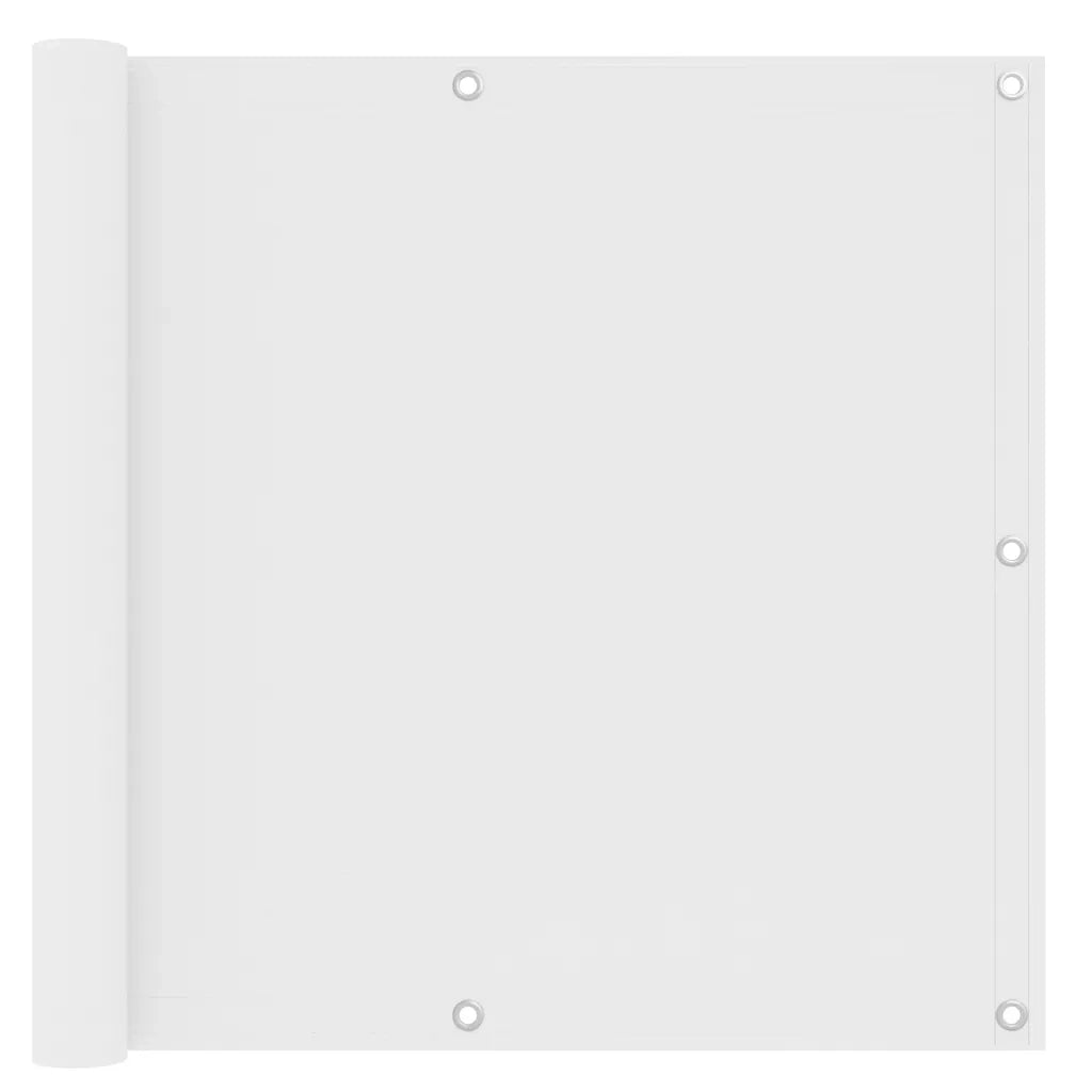 Paravento Balcone Bianco 90x400 cm in Tessuto Oxford cod mxl 13378