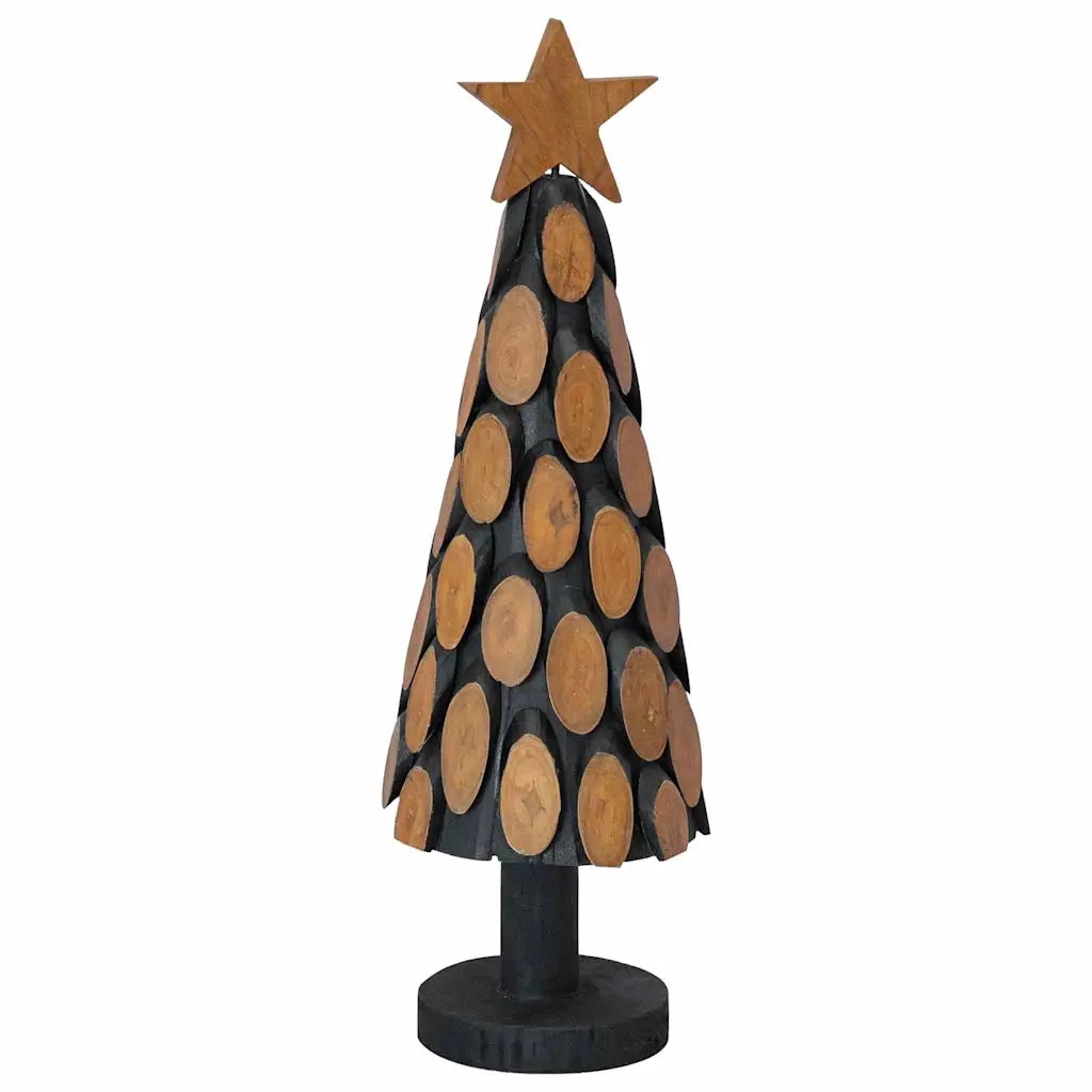 Albero di Natale Marrone 61 cm Legno massello di teak 42017943