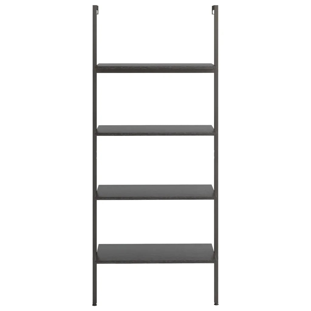 Scaffale Pendente a 4 Livelli Nero 64x35x152,5 cm CFW1430012