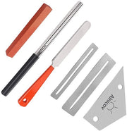 Strumento per levigare i tasti chitarra - Set 6 pezzi - Fret Rocker - Ideale per luthier