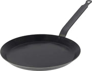 Padella per crêpes, manico in acciaio, spessore 2 mm, colore blu, diametro 18 cm