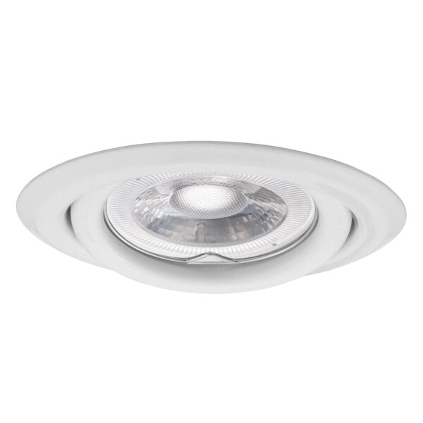 Faretto incasso tondo bianco orientabile GX5.3/GU10 10W Kanlux