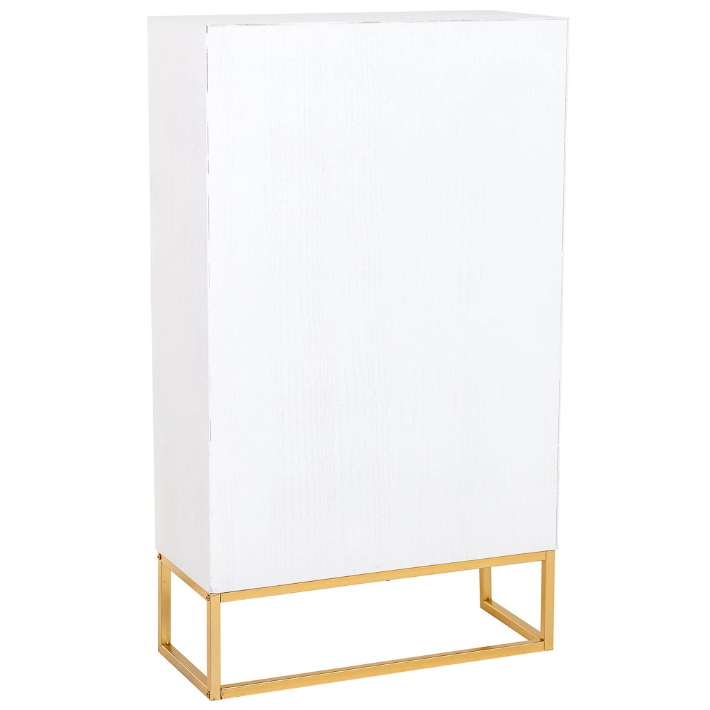 Scarpiera con 2 cassetti e 2 ante, legno e metallo, 70x32x120h cm