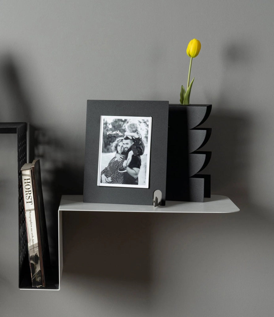 Vaso portafiore decorativo Memphis Nero