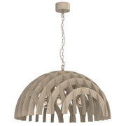 Lampada sospesa Space beige metallo 4xE27 ad archi