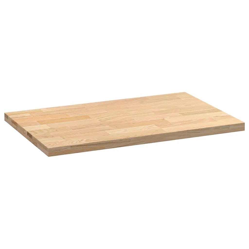 Piano Tavolo | Piano di Lavoro Cucina 100x63,5x4 cm Legno Massello Rovere