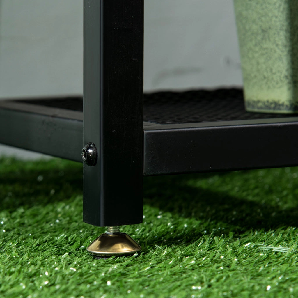 Libreria da esterno con 4 ripiani ¨C zephmum ¨C 91x25x83 cm nero