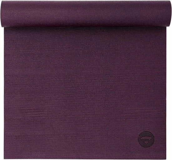 Mat di yoga in materiale PVC-free con superficie antiscivolo e lavabile 183 x 60 x 4 mm per fitness, Pilates e ginnastica in diverse colori