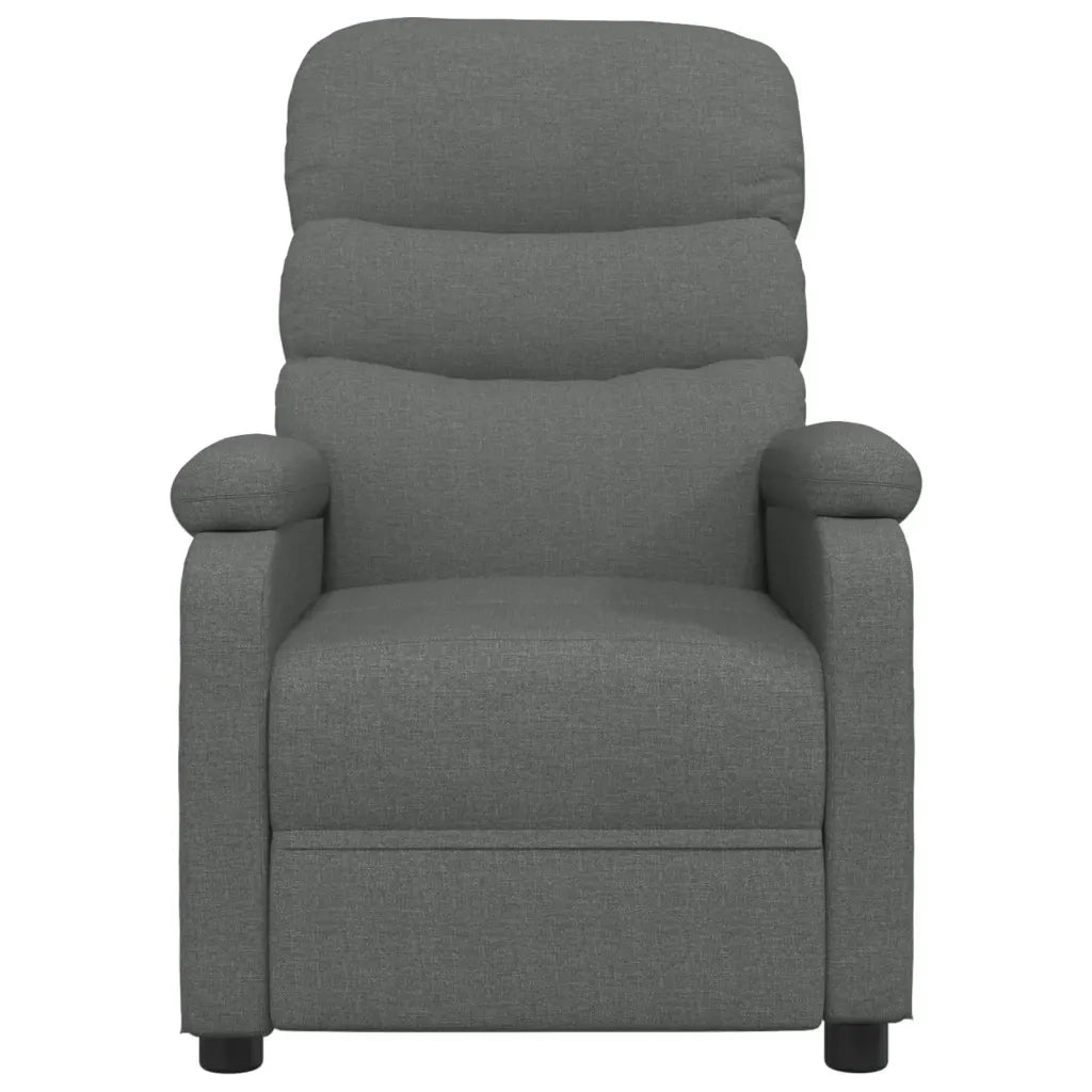 Poltrona Elettrica Massaggiante Grigio Scuro in Tessuto cod mxl 32366