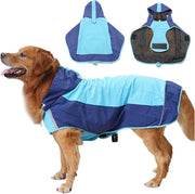 Reggisole per cani con cappuccio regolabile, reggisole per cani con strisce riflettenti, fori per cintura di sicurezza, reggisole, reggisole per cani piccoli e medi #12