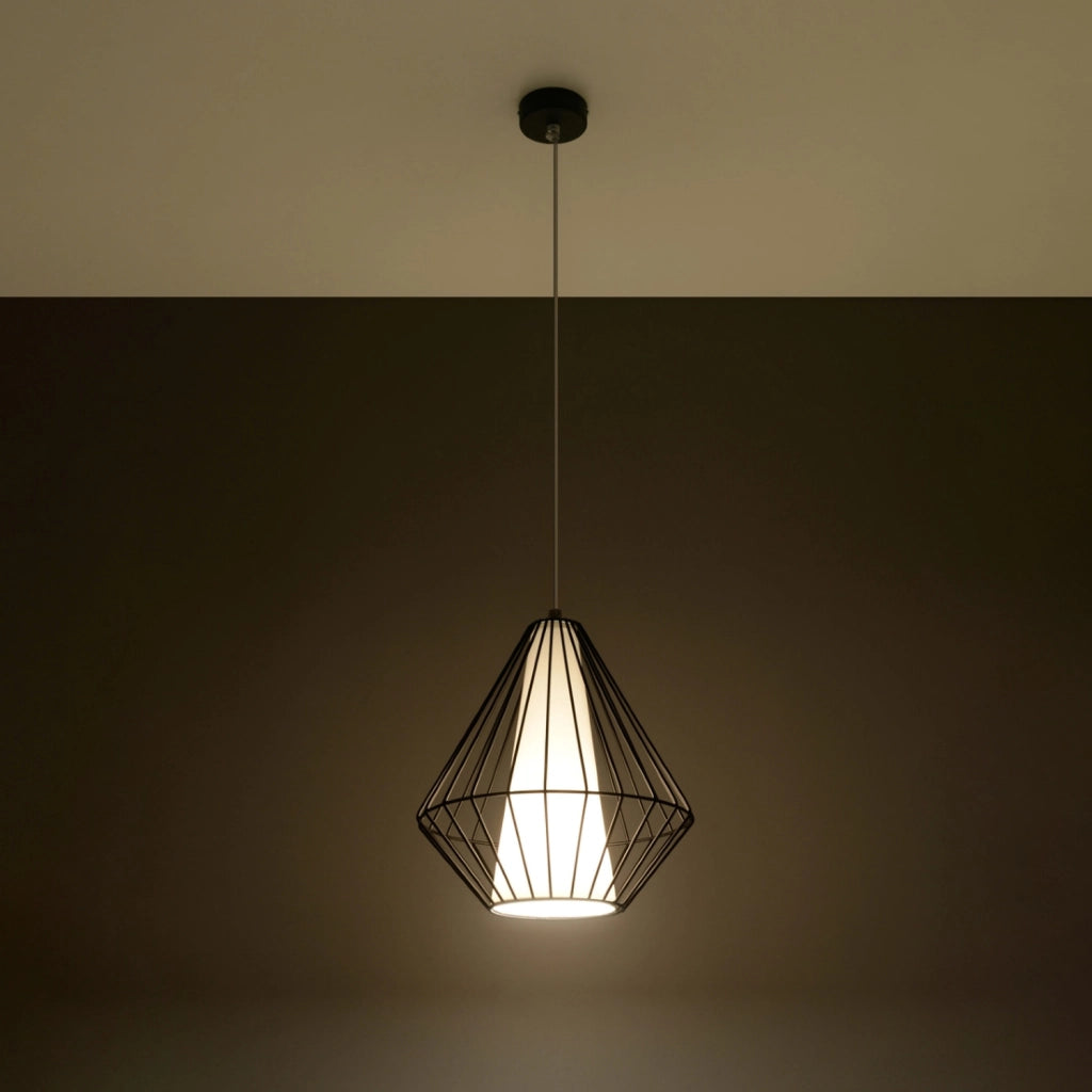 Lampada a sospensione DEMI nero