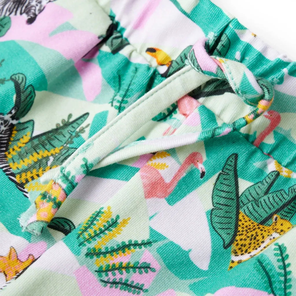 Pantaloncini per Bambini con Coulisse Menta Chiaro 92 10859